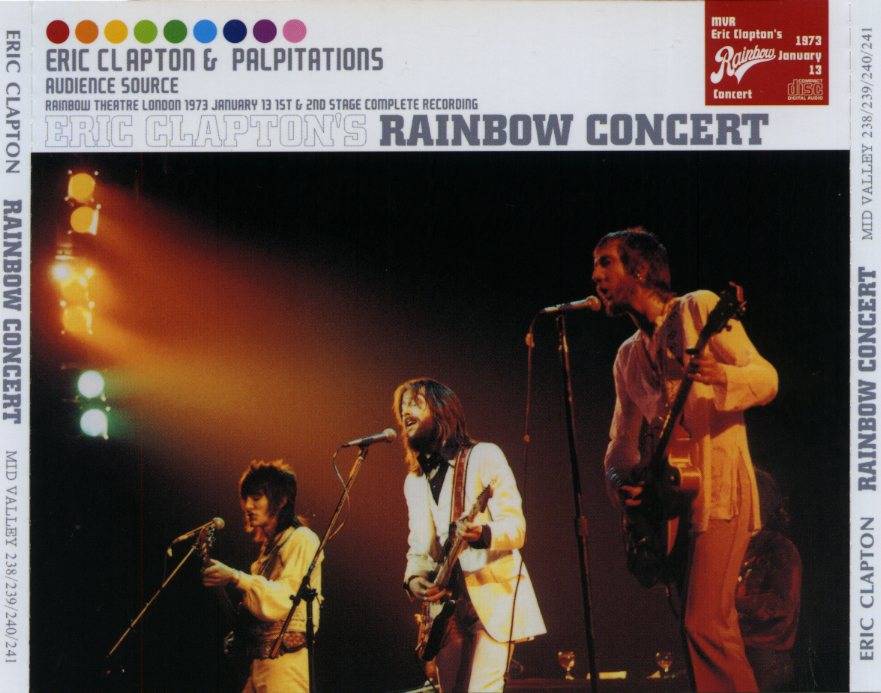 Eric Clapton Rainbow Concert 1973 : Front 2